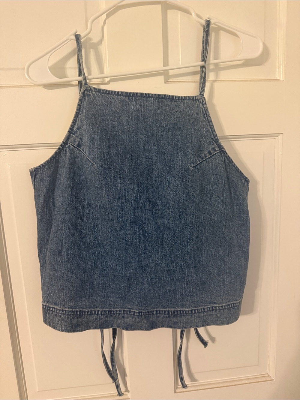 Abercrombie & Fitch Denim Camisole - Blue